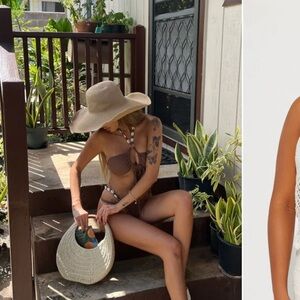 Fashion Nova Straw Beach Bag